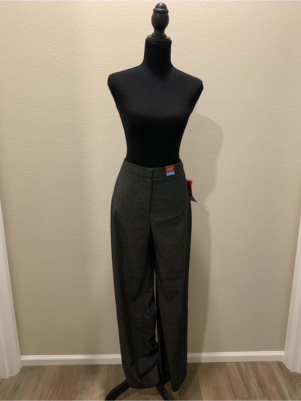 212 Collection Charcoal Straight-Leg Dress Pants NWT (Size 12)